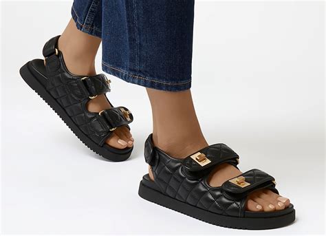 chanel chunky sandals dupe